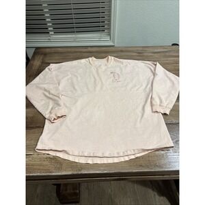 Disney Resort Spirit Jersey Adult L Pink Glitter Disneyland